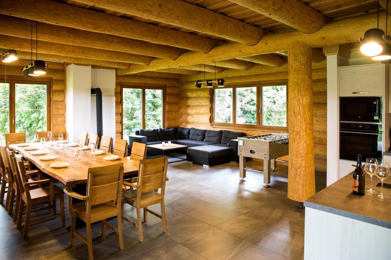Luxusni Srub Az 24 Luzek - Sruby-Lipno Villa Frymburk Luaran gambar